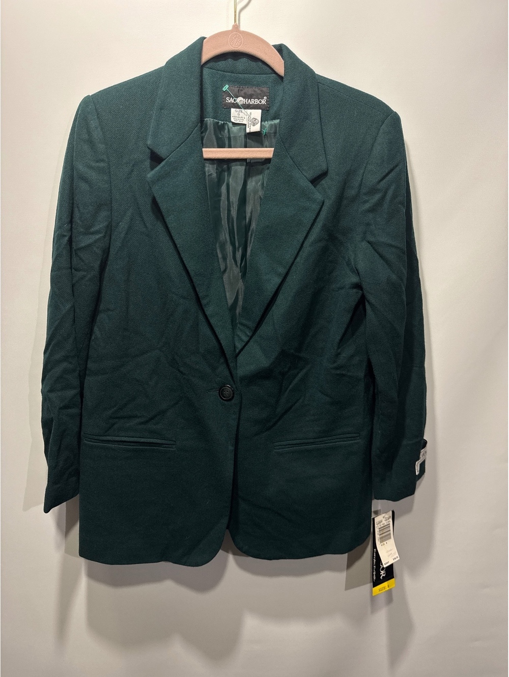 Sag Harbor Women's Forest Green Blazer Size 8